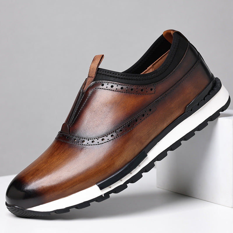 Wellington Leather Brogue Sneaker