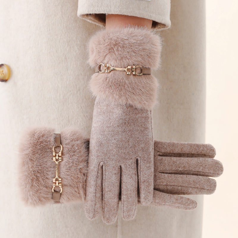 Penelope Fur Gloves