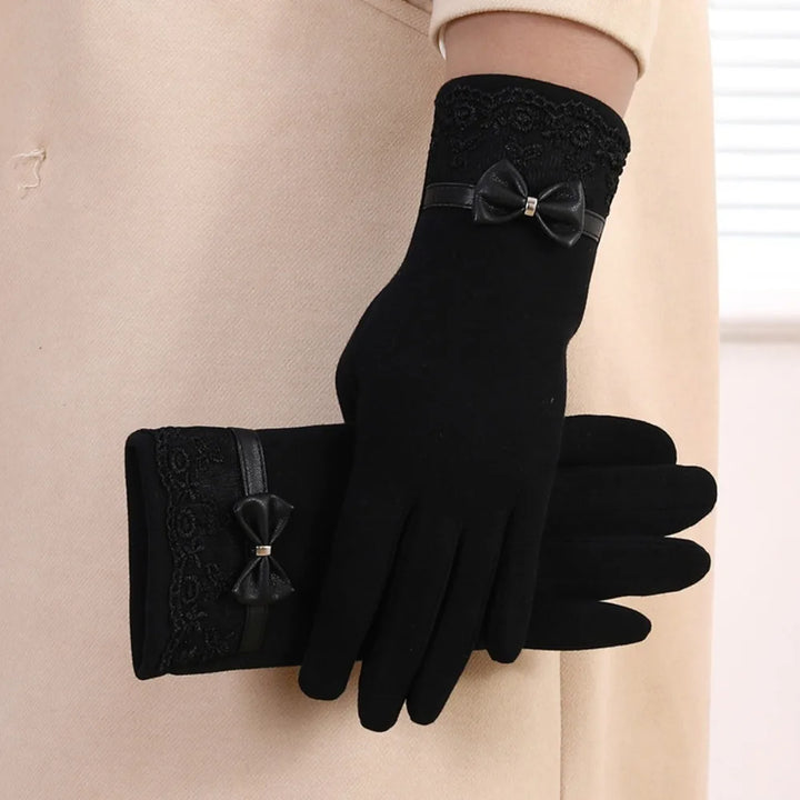 Rosa Bow Gloves