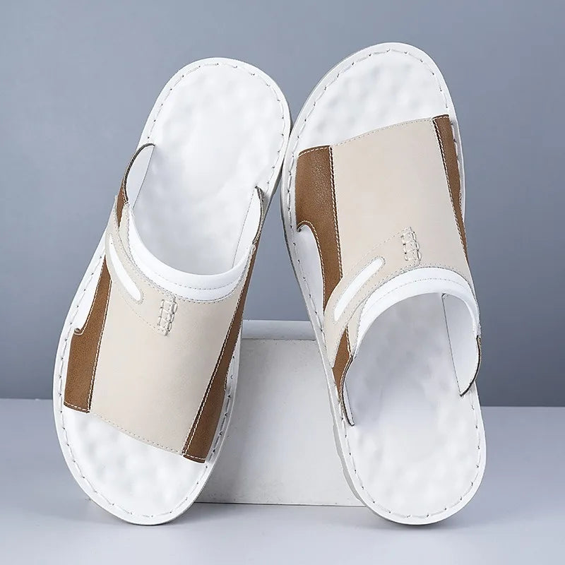 Costa Leather Slide Sandal