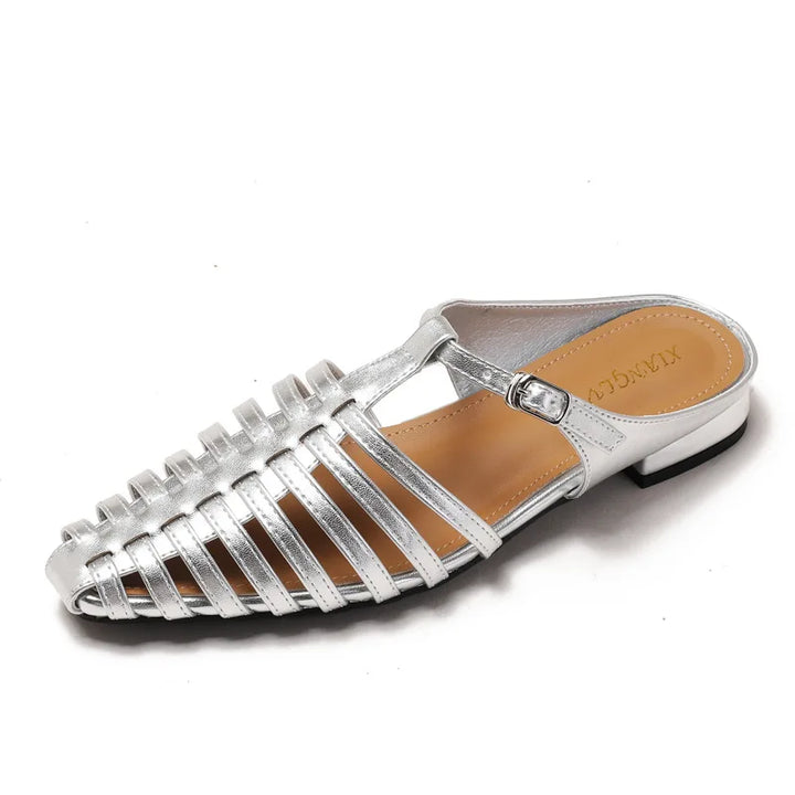 Regalia Leather Slide Sandal