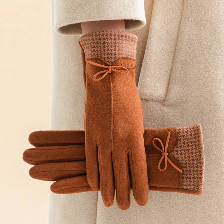 Alexandria Houndstooth Gloves