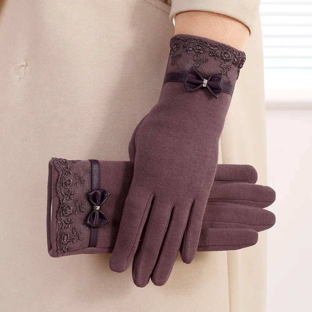 Rosa Bow Gloves