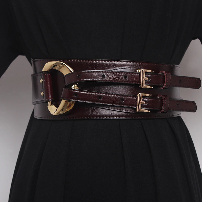 Romer Leather Wrap Waist Belt