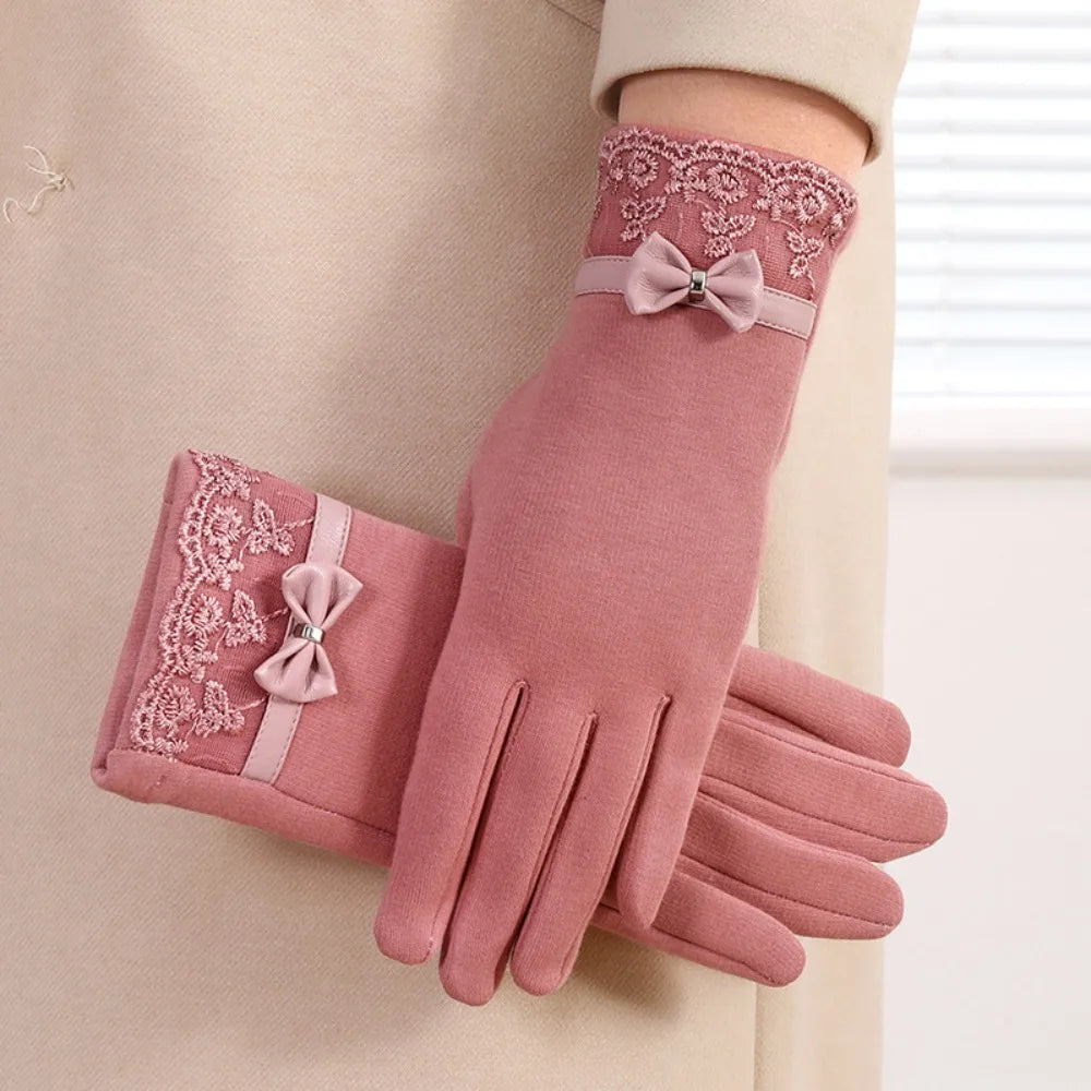 Rosa Bow Gloves