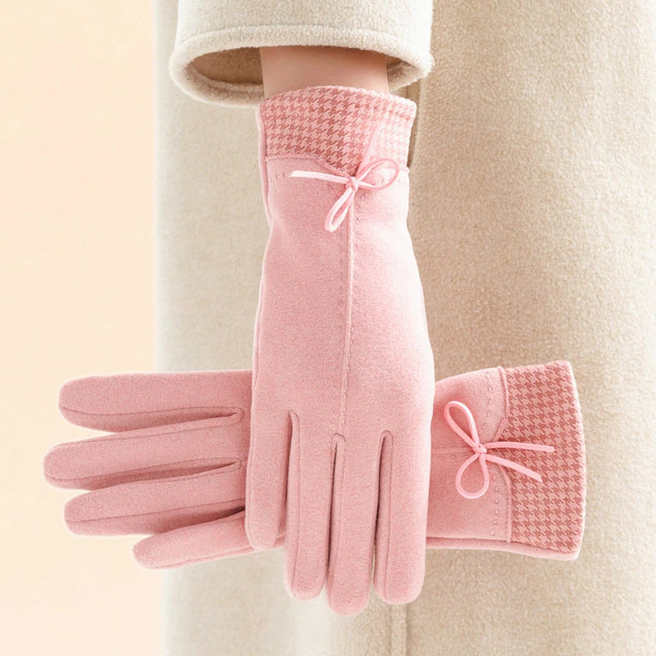 Alexandria Houndstooth Gloves
