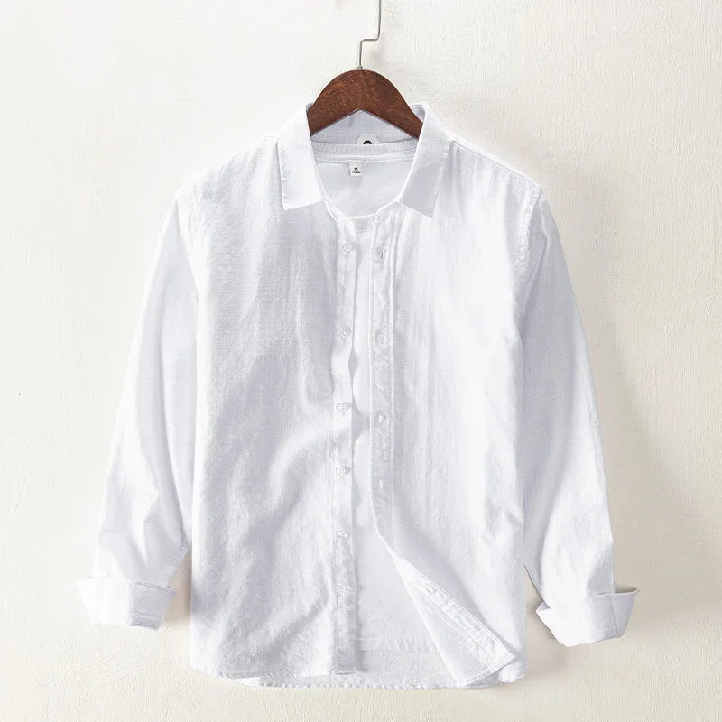 Calvin Button-Up Cotton Shirt