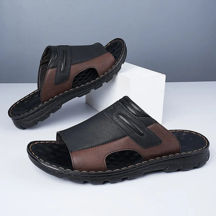 Costa Leather Slide Sandal