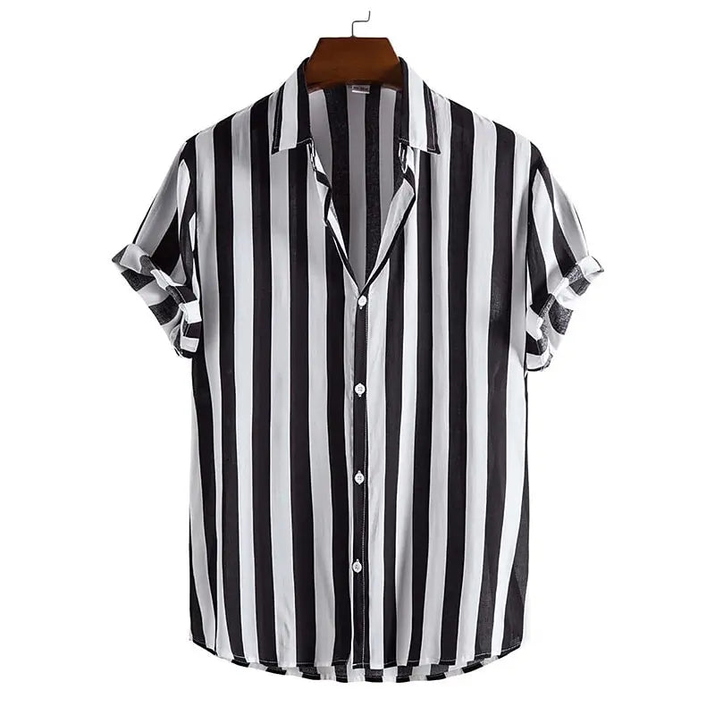 Tropez Striped Button-Up Shirt