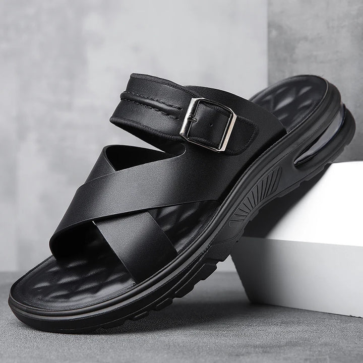 Sandro Orthopedic Leather Sandal