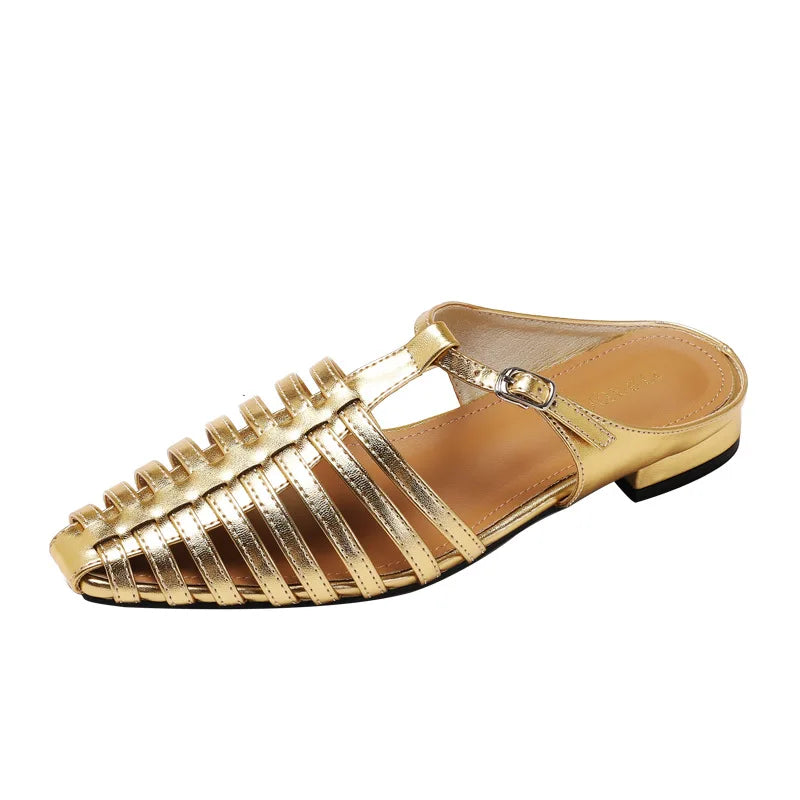 Regalia Leather Slide Sandal