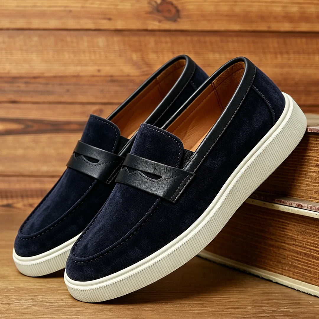 Marchetti Suede Penny Loafer