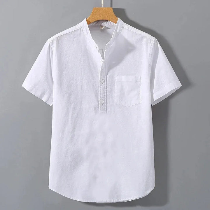 Elijah Cotton Henley Shirt