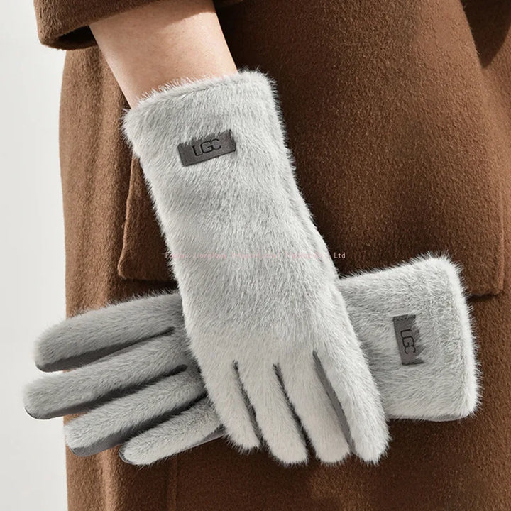 Geneva Mink Fur Gloves