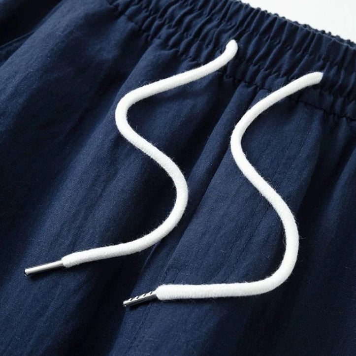 Louis Relaxed Wide-Leg Linen Pant