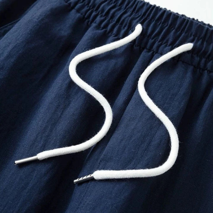 Louis Relaxed Wide-Leg Linen Pant