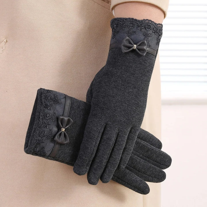 Rosa Bow Gloves