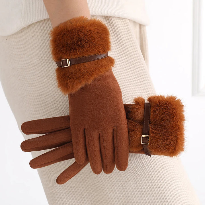 Giada Faux Fur Gloves