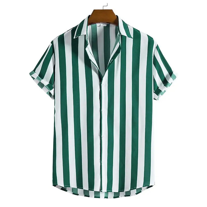 Tropez Striped Button-Up Shirt