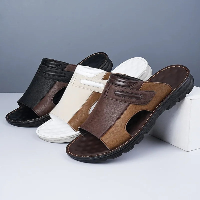 Costa Leather Slide Sandal