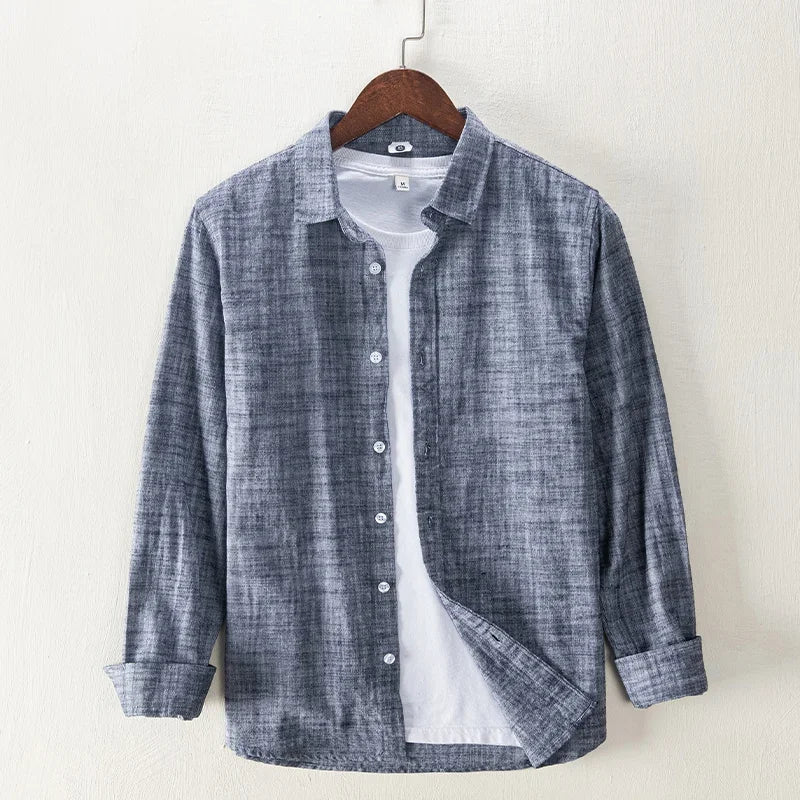 Calvin Button-Up Cotton Shirt