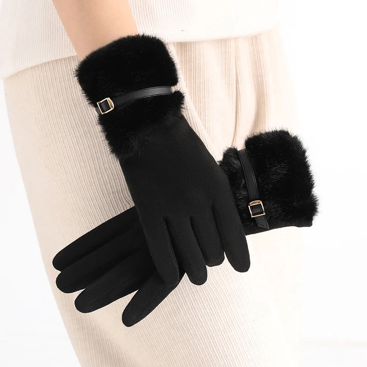 Giada Faux Fur Gloves