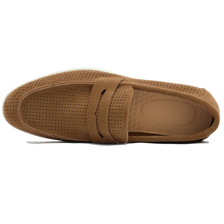 Lorenzo Perforated Leather Loafer
