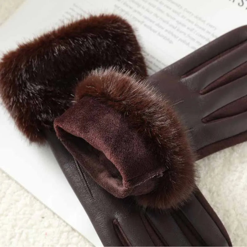 Analise Leather Gloves