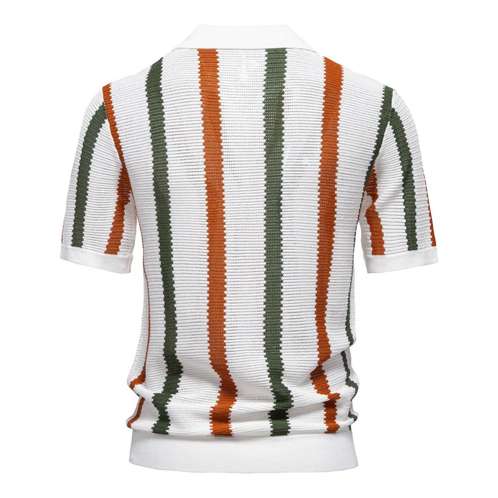 Luciano Viscose Knit Polo Shirt
