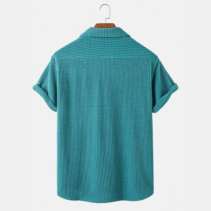 Romero Corduroy Cuban Collar Shirt