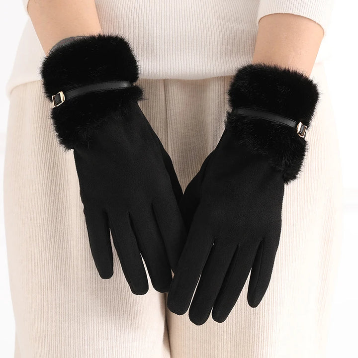 Giada Faux Fur Gloves