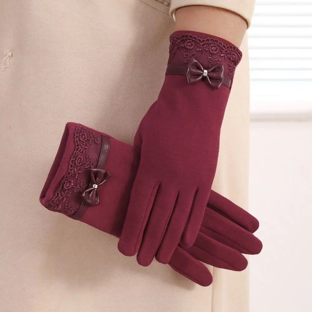 Rosa Bow Gloves