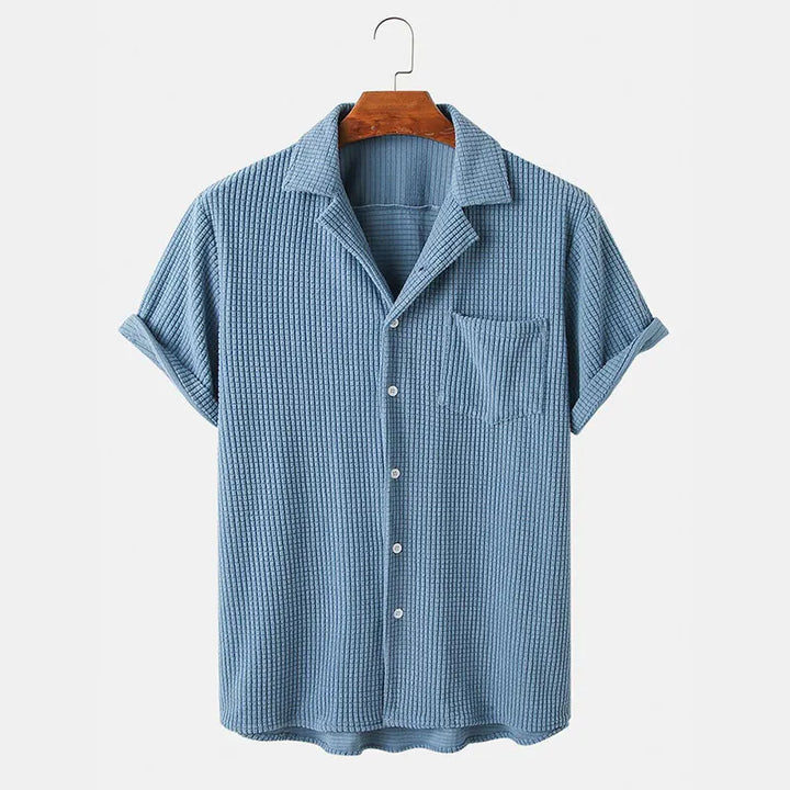 Romero Corduroy Cuban Collar Shirt