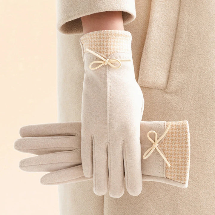 Alexandria Houndstooth Gloves
