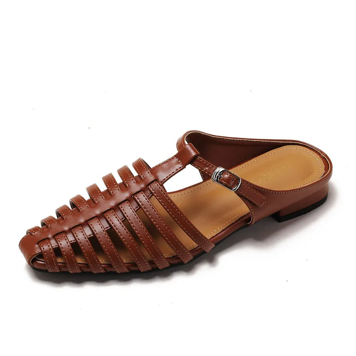 Regalia Leather Slide Sandal