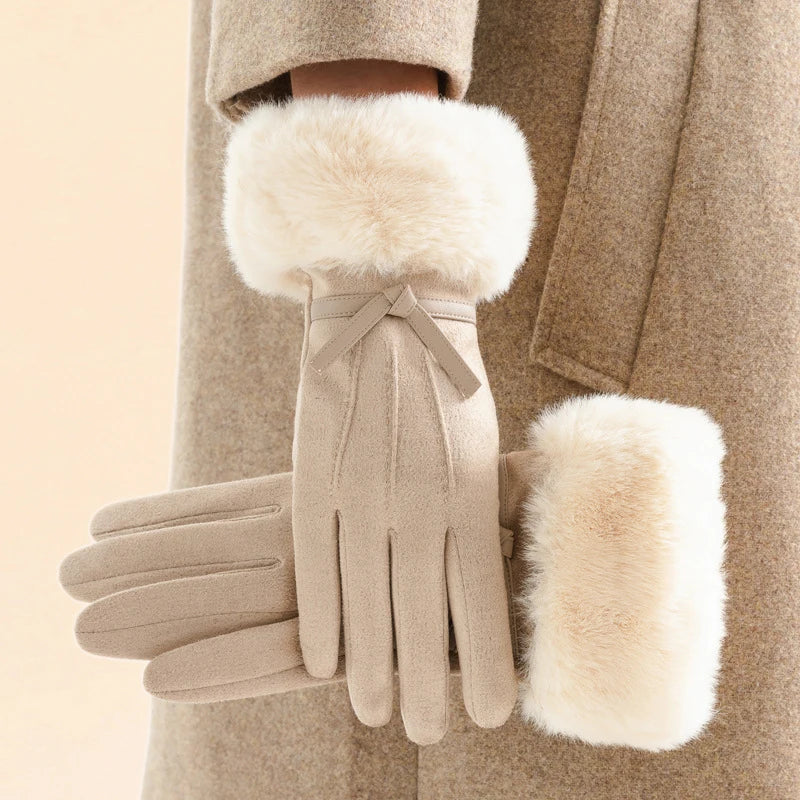 Lucy Faux Fur Gloves