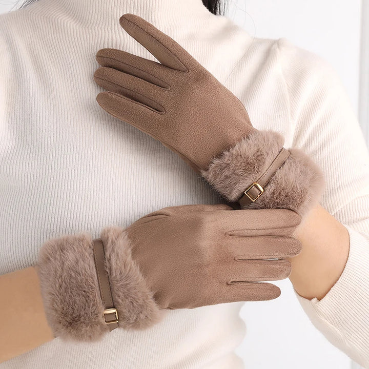 Giada Faux Fur Gloves