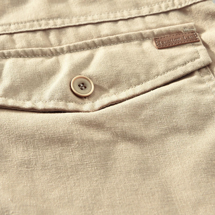 Austin Cotton-Linen Shorts