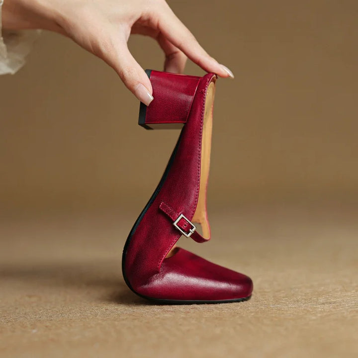 Angelina Leather Mary Jane Mule