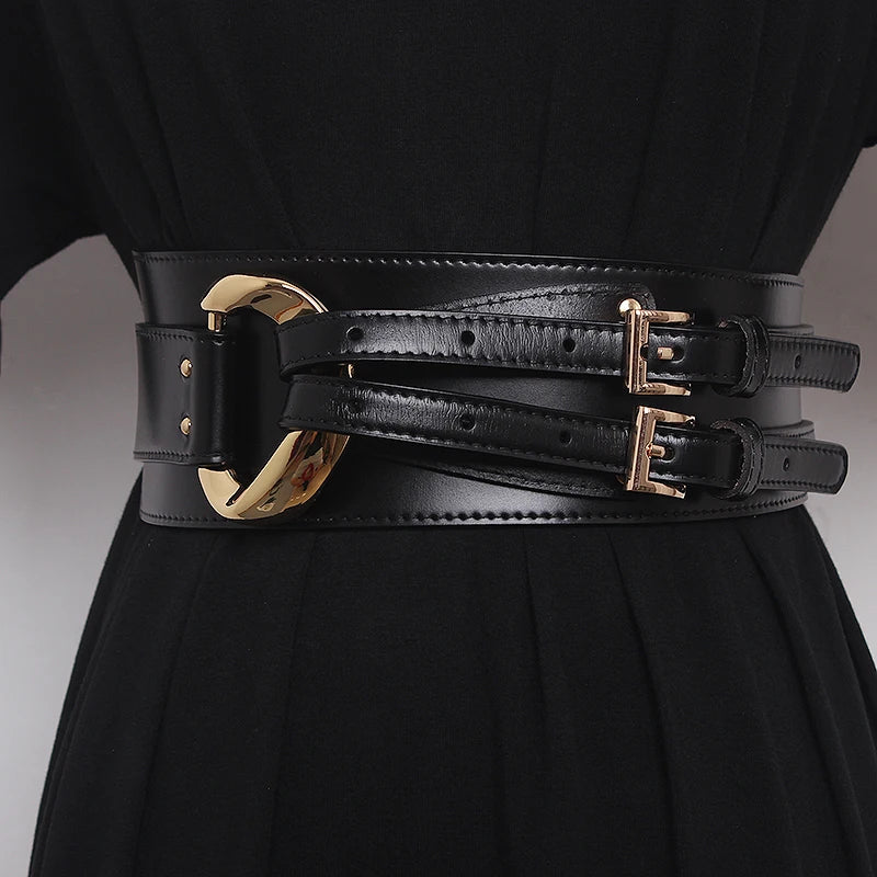 Romer Leather Wrap Waist Belt