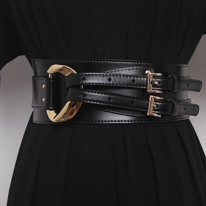 Romer Leather Wrap Waist Belt