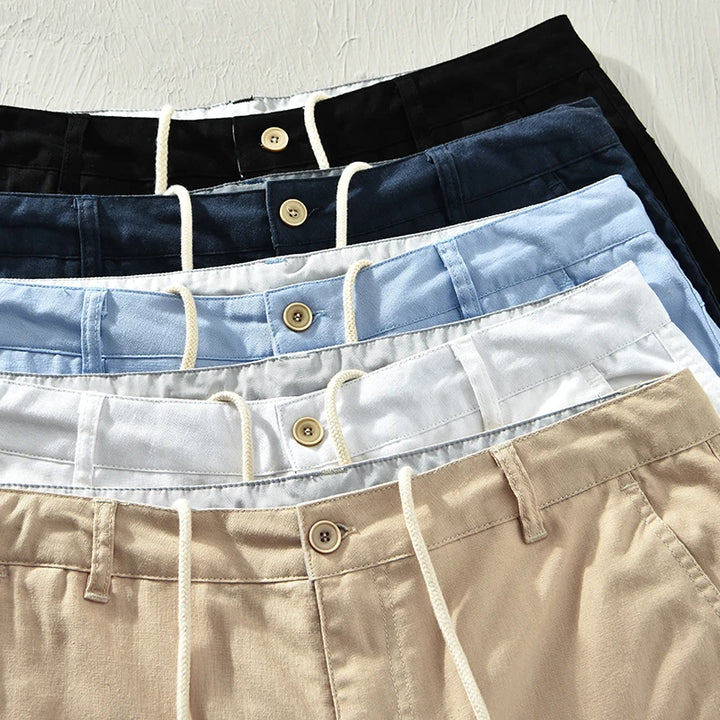Austin Cotton-Linen Shorts