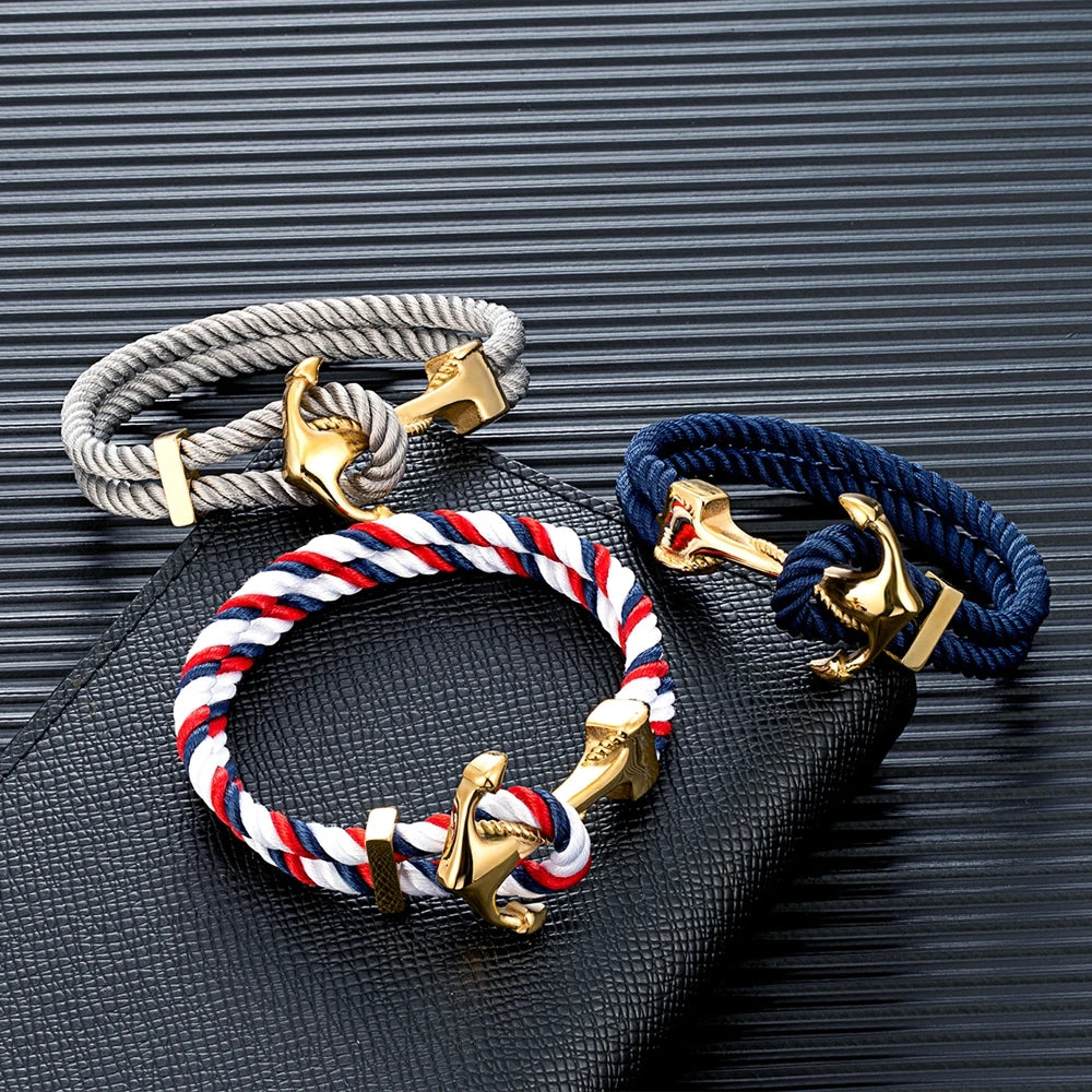 Anchor Up Gilded Bracelet