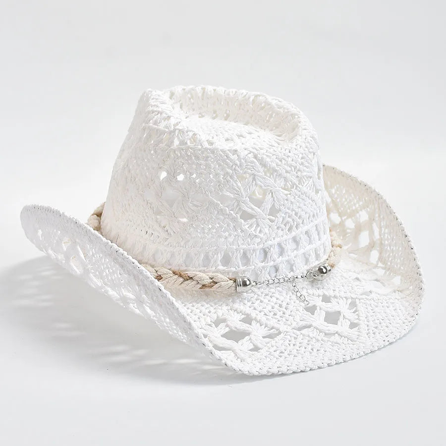 Coastal Seashell Straw Sun Hat