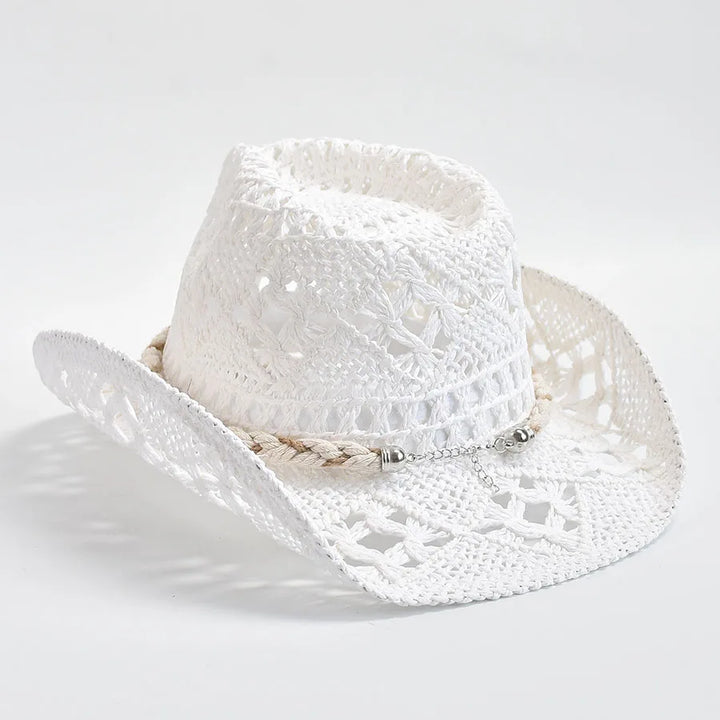 Coastal Seashell Straw Sun Hat