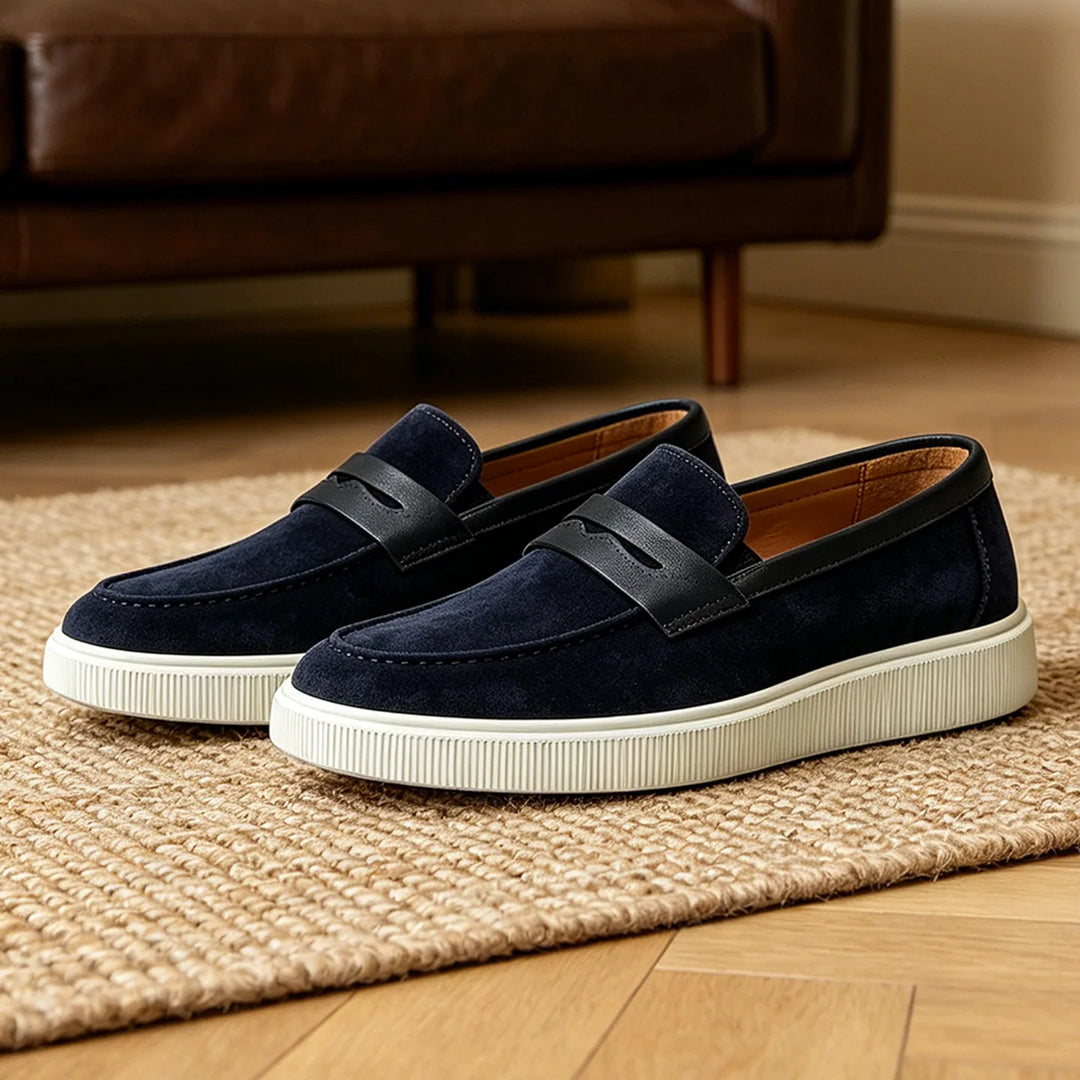 Marchetti Suede Penny Loafer