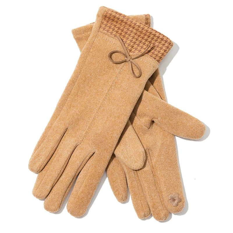 Alexandria Houndstooth Gloves