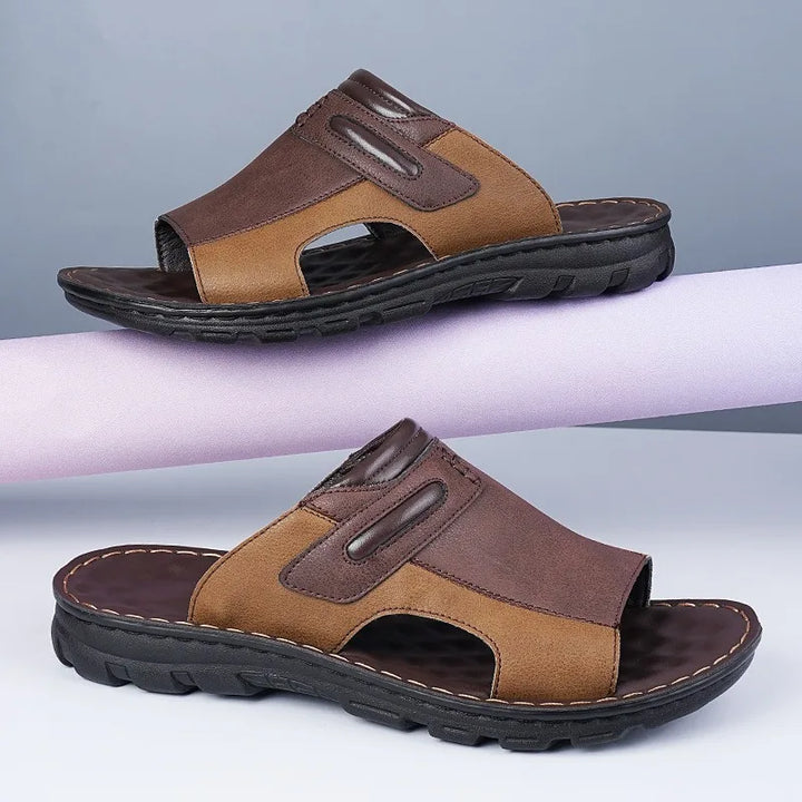 Costa Leather Slide Sandal