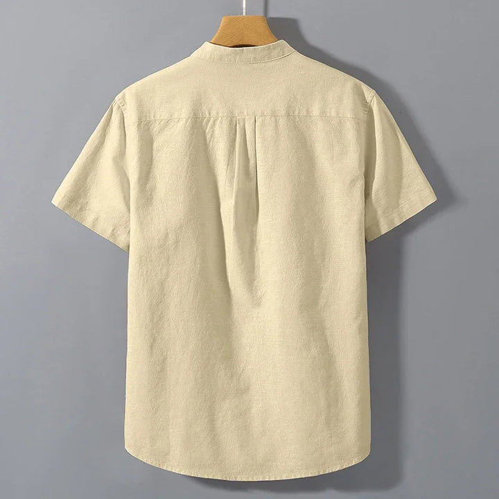 Elijah Cotton Henley Shirt