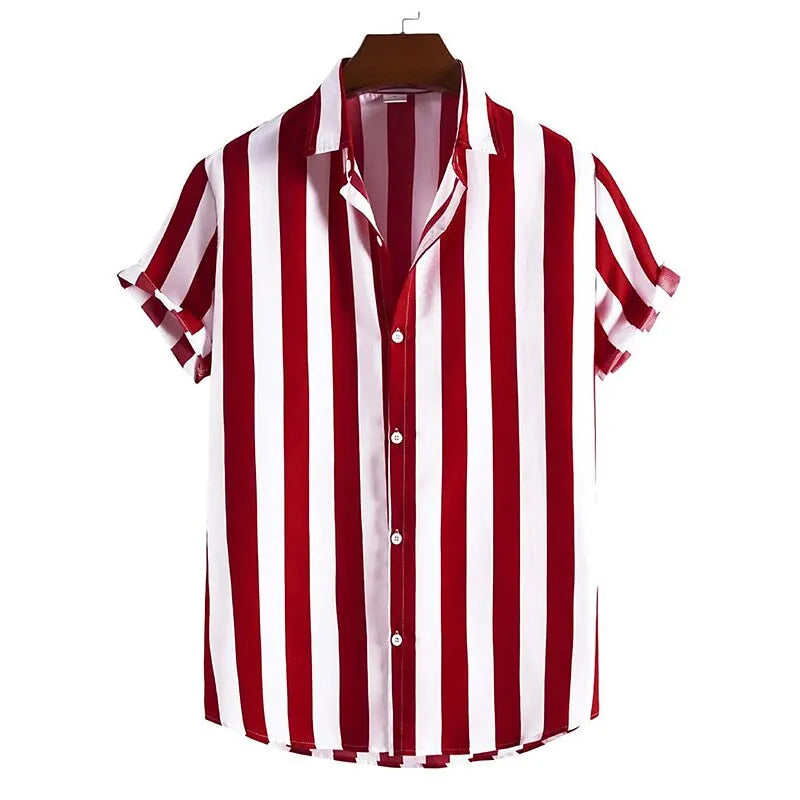 Tropez Striped Button-Up Shirt
